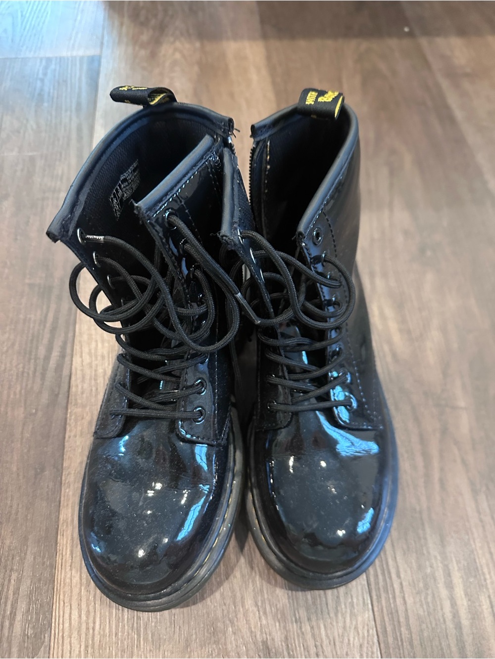 Dr. Martens Black Interior Lace-Up Shoe